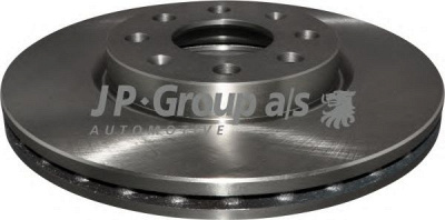 JP GROUP 1263103600 -  Диск тормозной передний вентилируемый